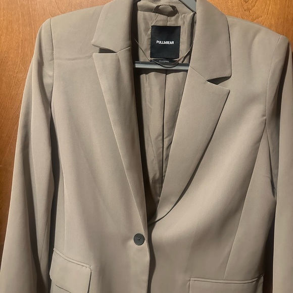 Pull&Bear Beige Blazer - Picture 10 of 12